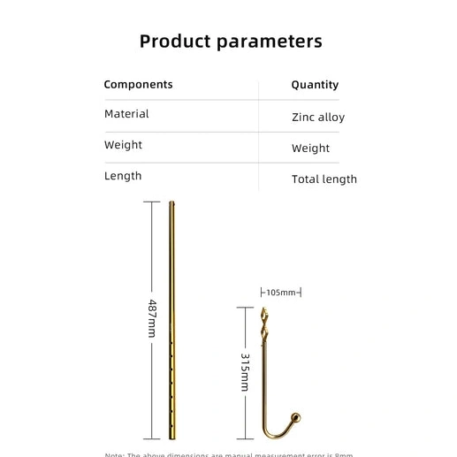 3867 Hook Adjustable LOCKINK Set AllNight Golden Anal 1026